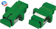 ตัวเชื่อมต่ออะแดปเตอร์ไฟเบอร์ออปติก PVC SC ถึง LC โหมดเดียว Simplex Green